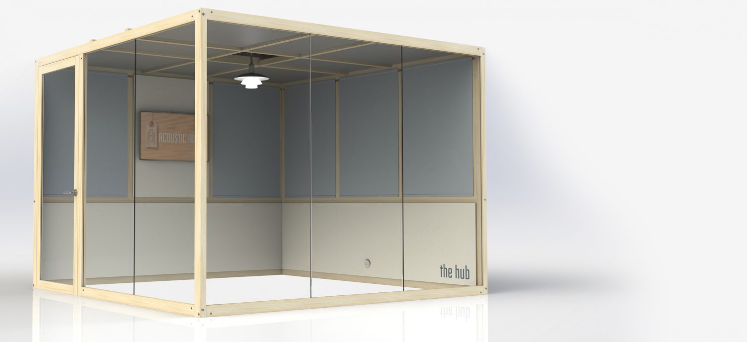 The Acoustic HUB - The next generation of quiet office workspace